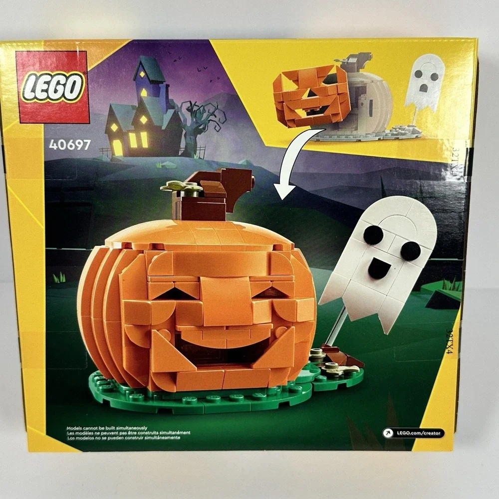 LEGO 40697 Halloween Pumpkin w Light Brick Ghost Creator Set 254pcs NEW - Picture 9 of 9